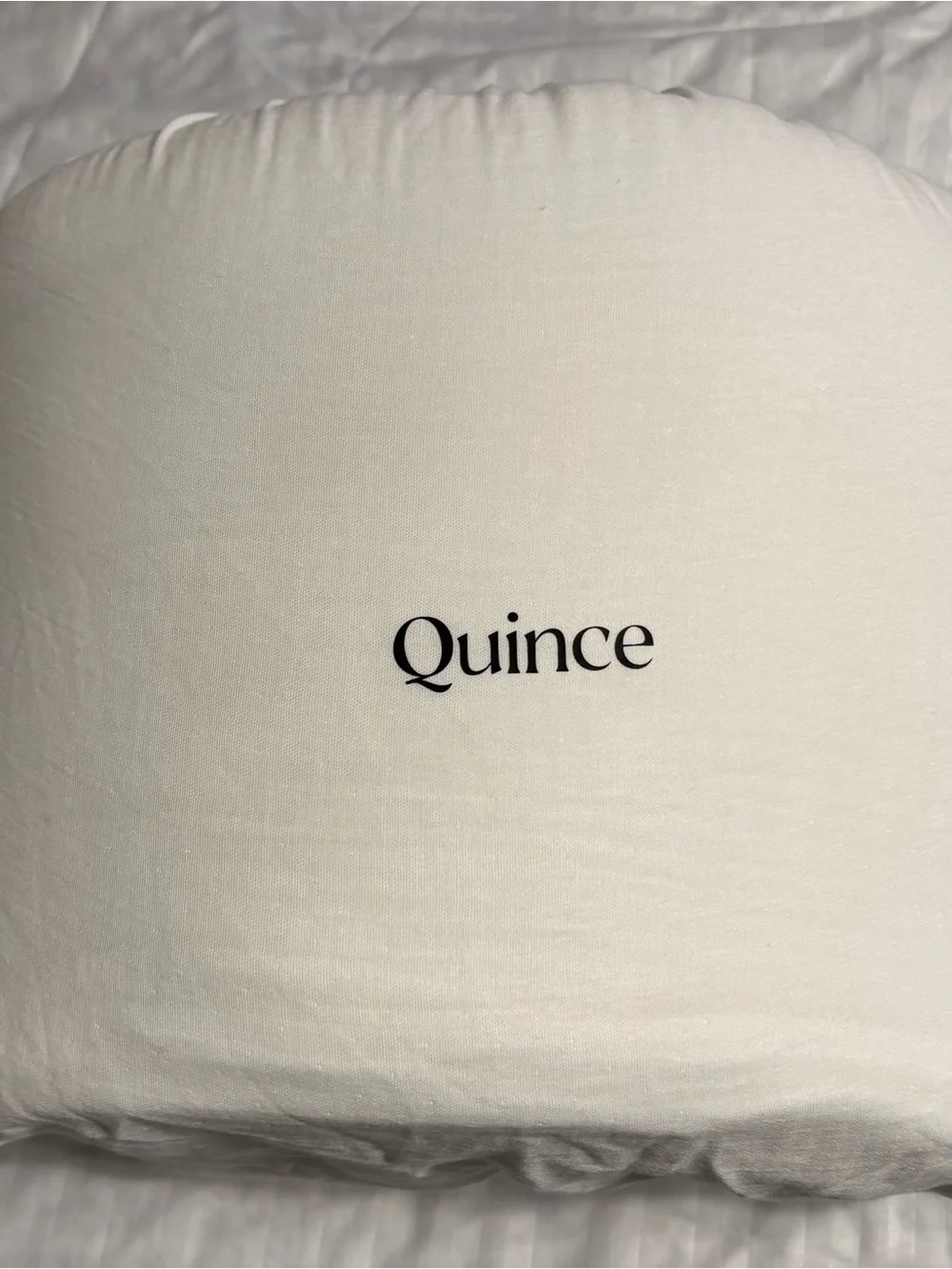 Quince Organic Cotton Airy Gauze Duvet Cover Set - Full/Queen - White